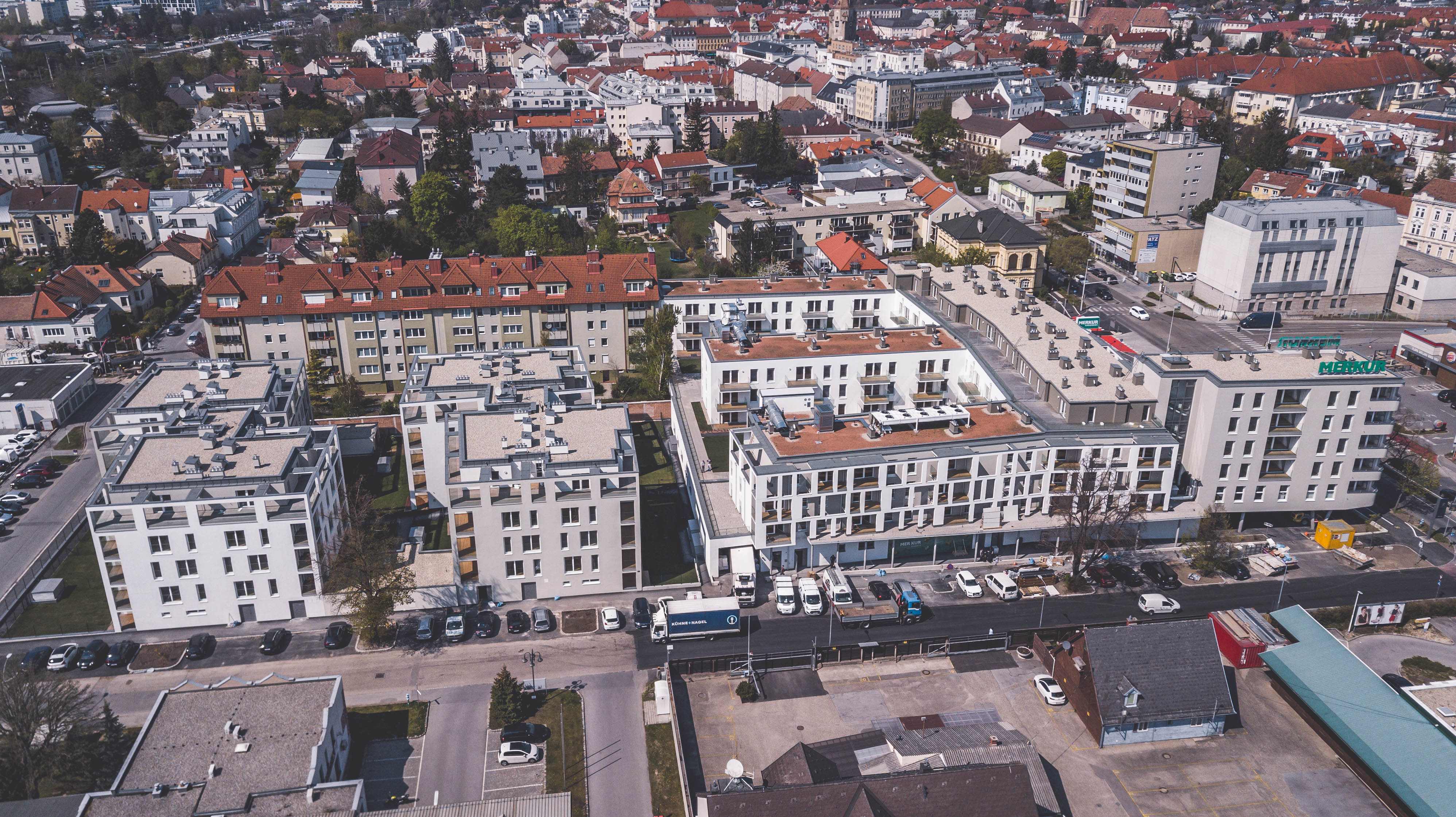 Wohnbau, Corena Nova, Wien - Construcția de clădiri
