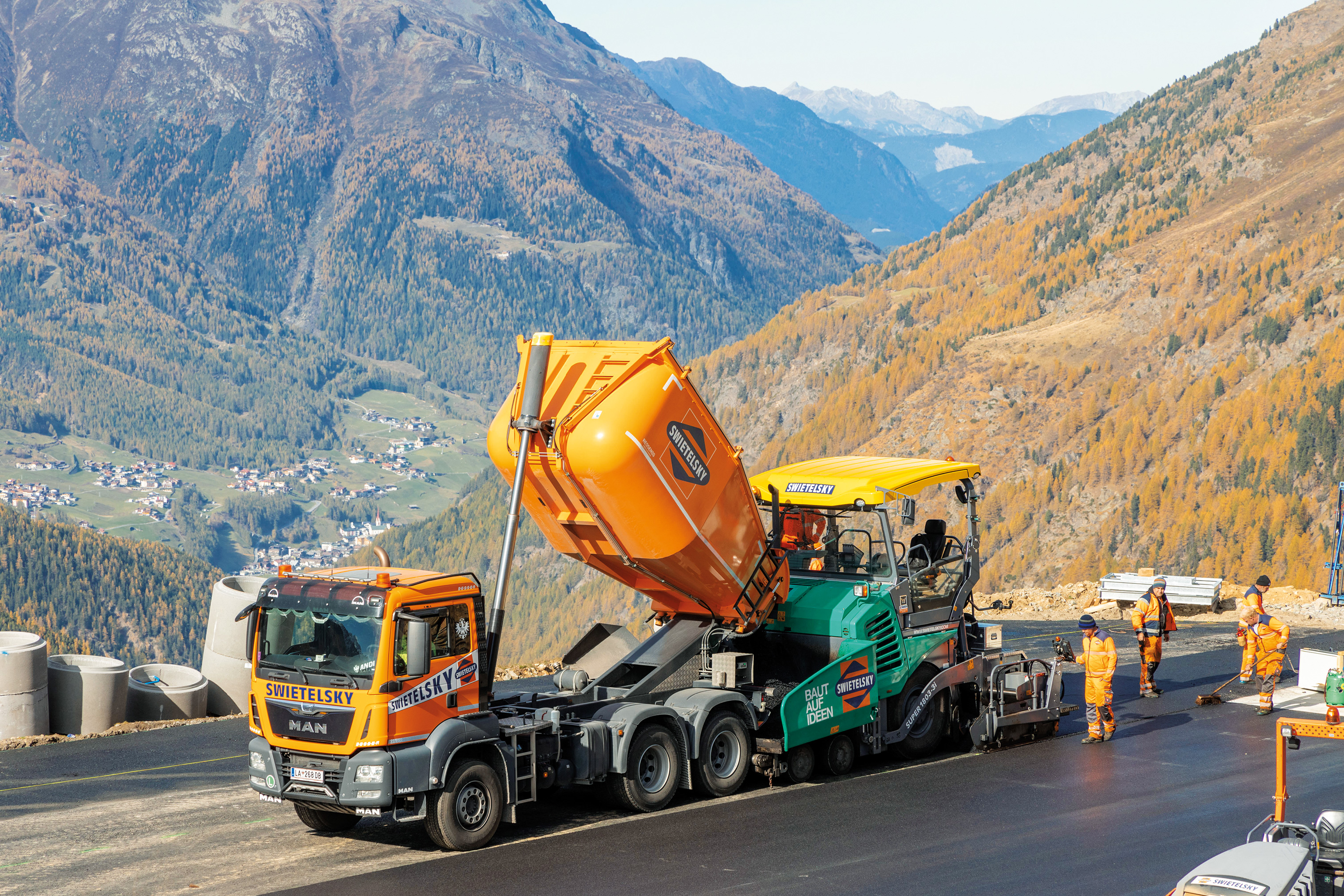 Flugplatz, Heliport Hochgurgl - Construcția de drumuri & poduri