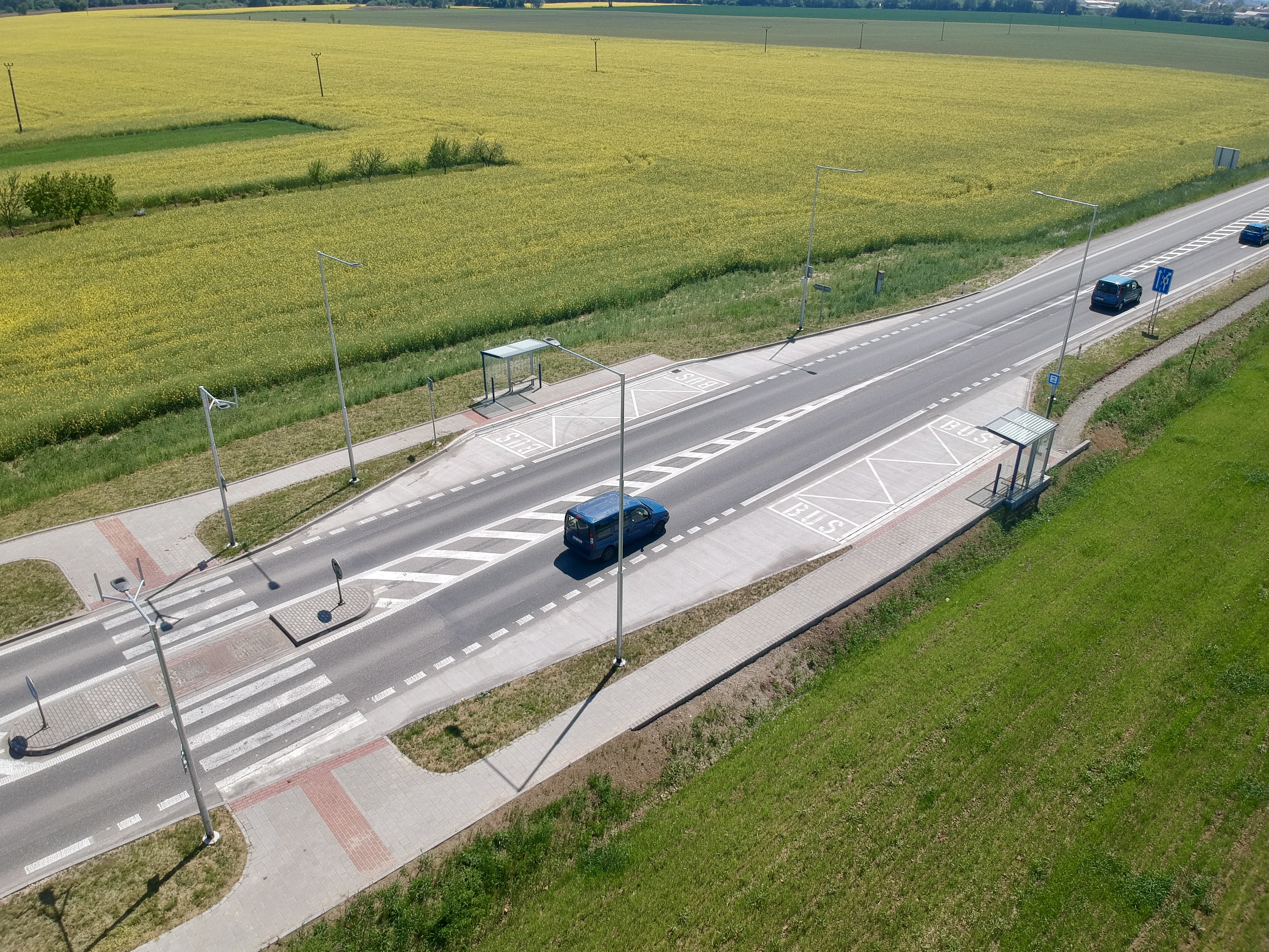 Spytihněv – autobusová zastávka - Construcția de drumuri & poduri