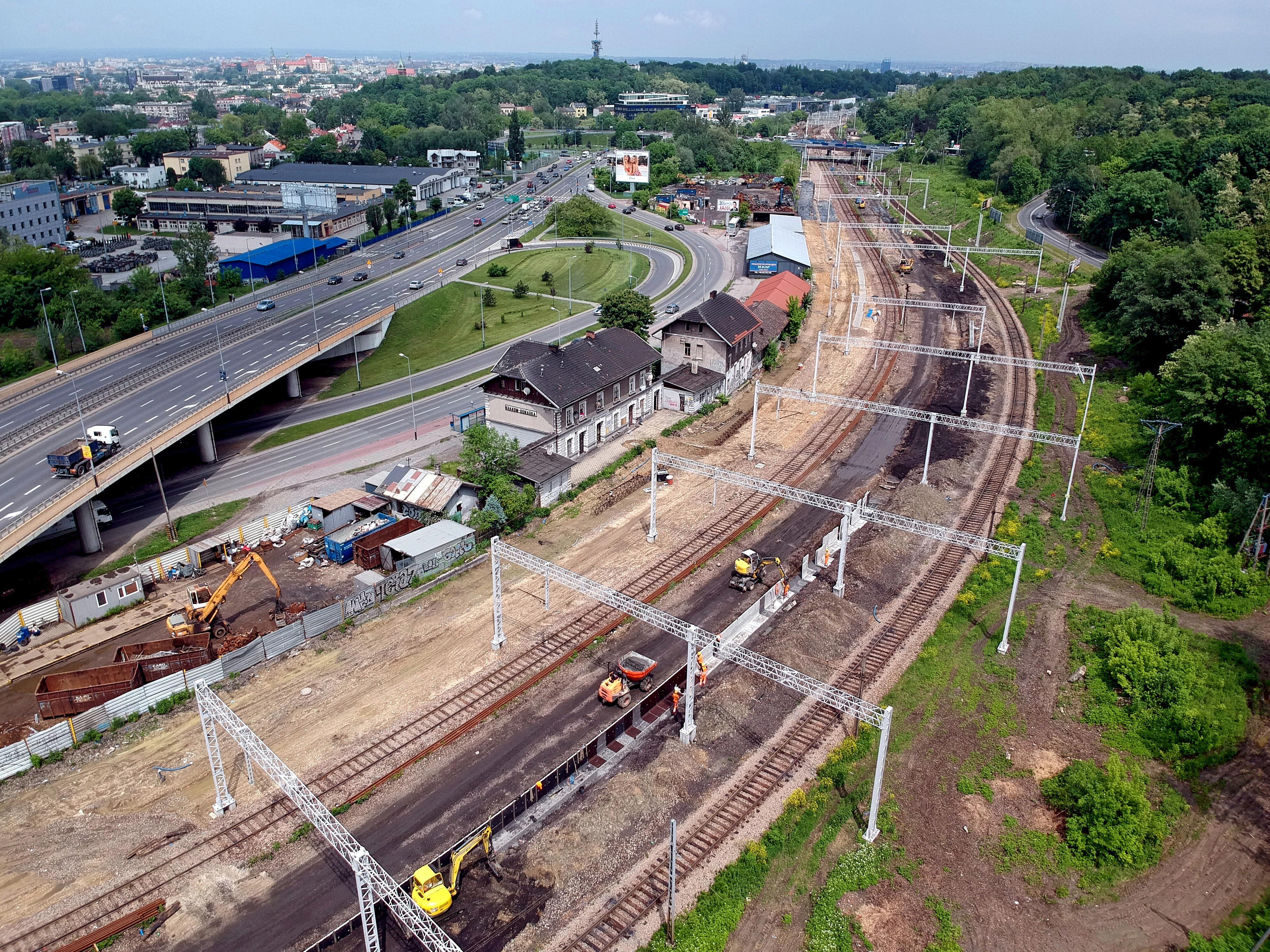 Linia 94 – Odcinek Kraków Bonarka – Podbory Skawińskie - Construcții feroviare