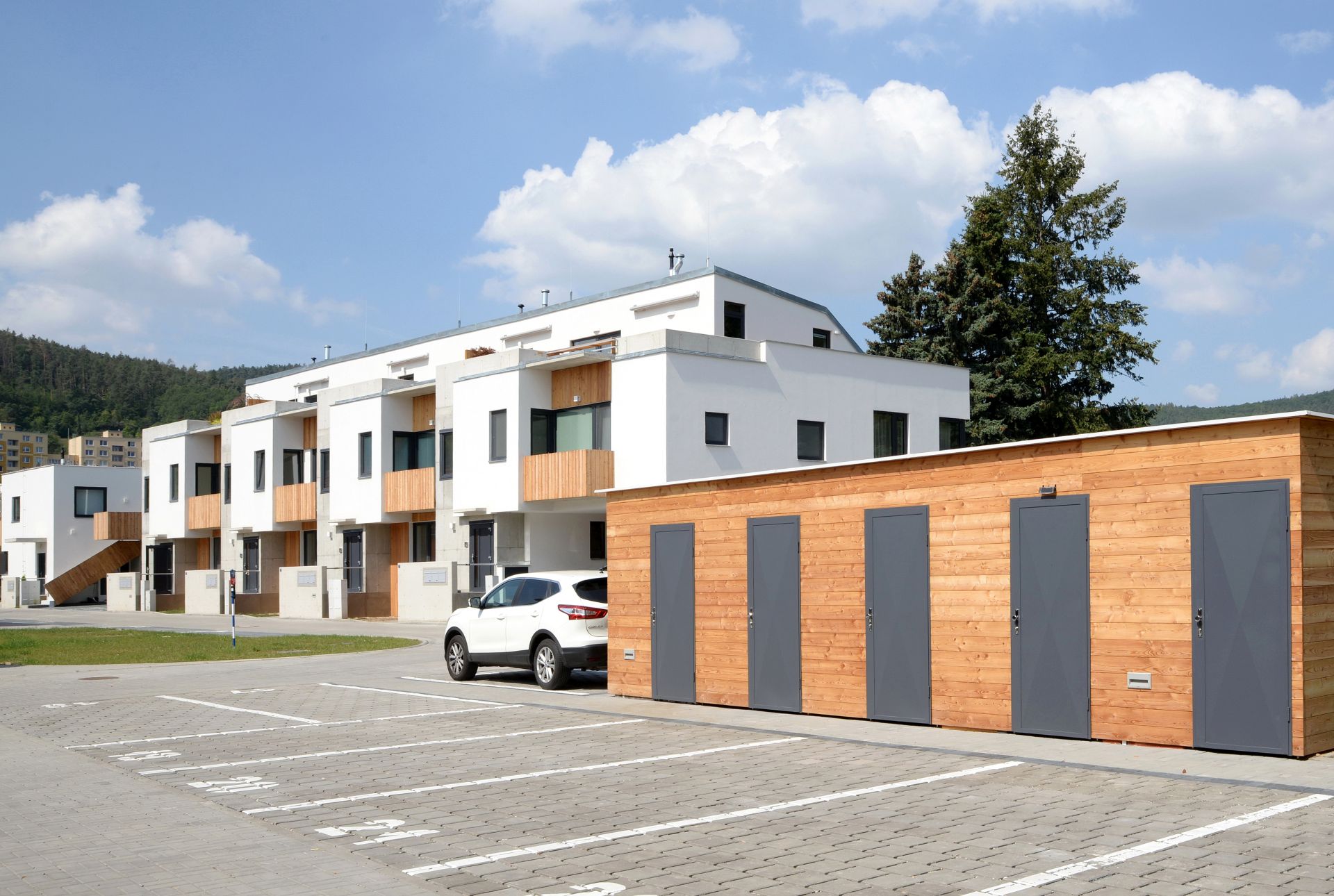 Brno – novostavba rodinných domů Jundrovské zahrady (II. etapa) - Construcții industriale