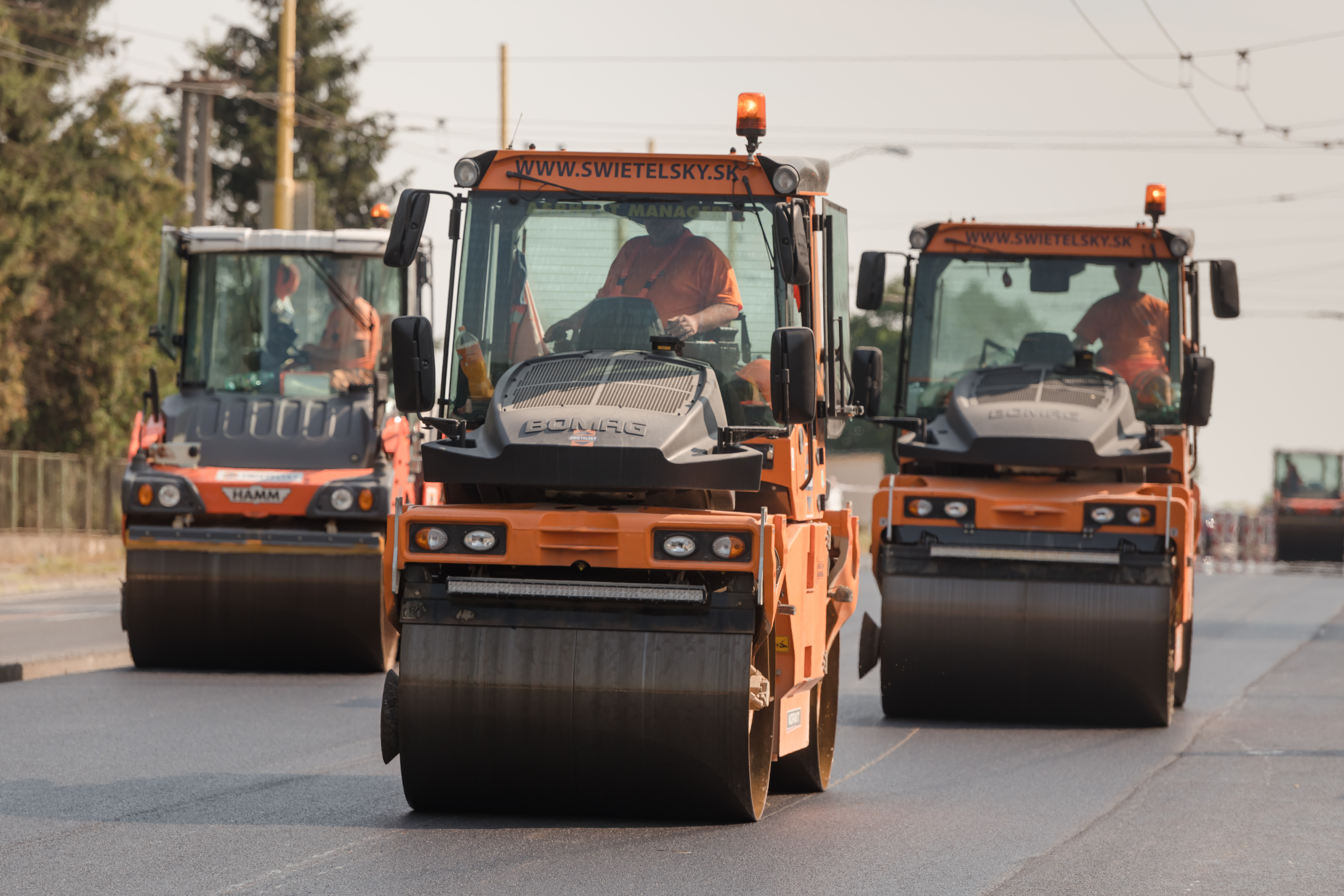 Rekonštrukcia cesty v Prešove - Construcția de drumuri & poduri