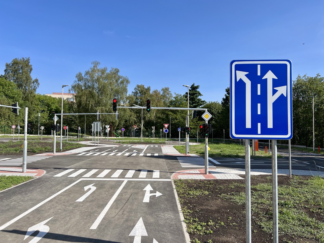 Příbram – rekonstrukce dopravního hřiště - Construcția de drumuri & poduri