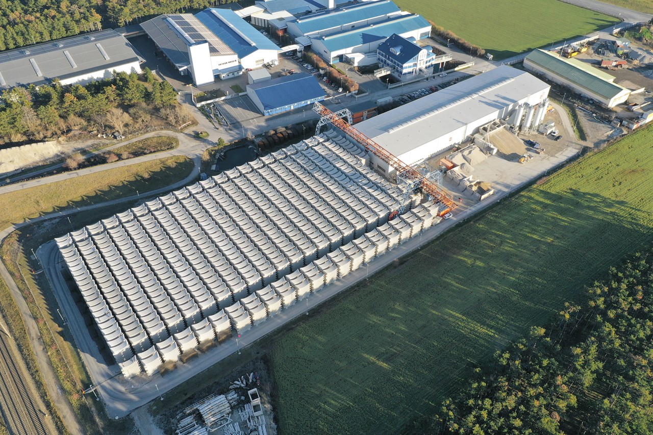 Tübbingwerk, Neunkirchen - Construcția de tunele Tübbingwerk, Neunkirchen - Construcția de tunele