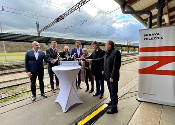 Zahájení prací na modernizaci trati v úseku Karlštejn–Beroun - CZ
