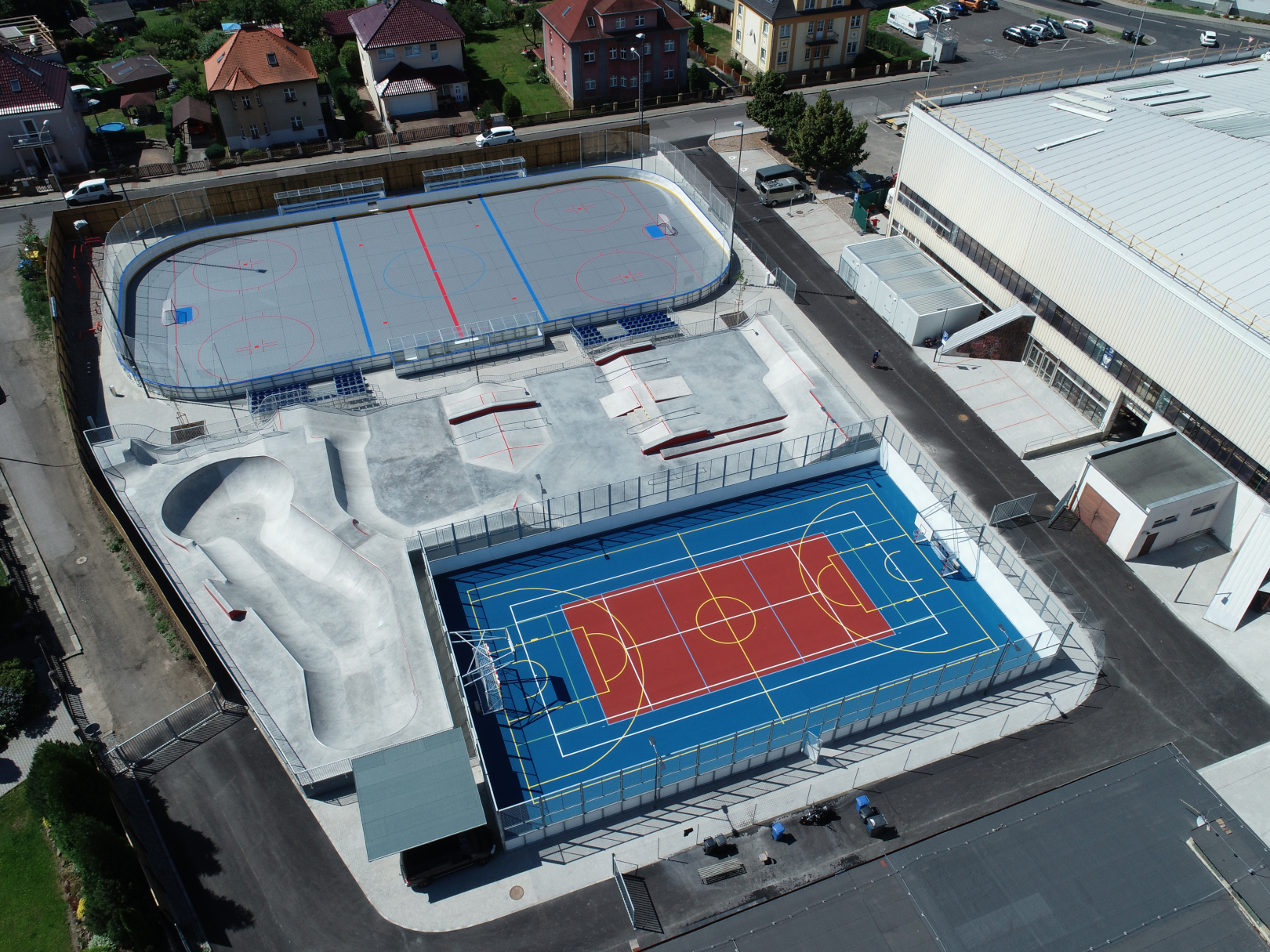 Děčín-multifunkční sportoviště u  zimního stadionu - Competență de specialitate