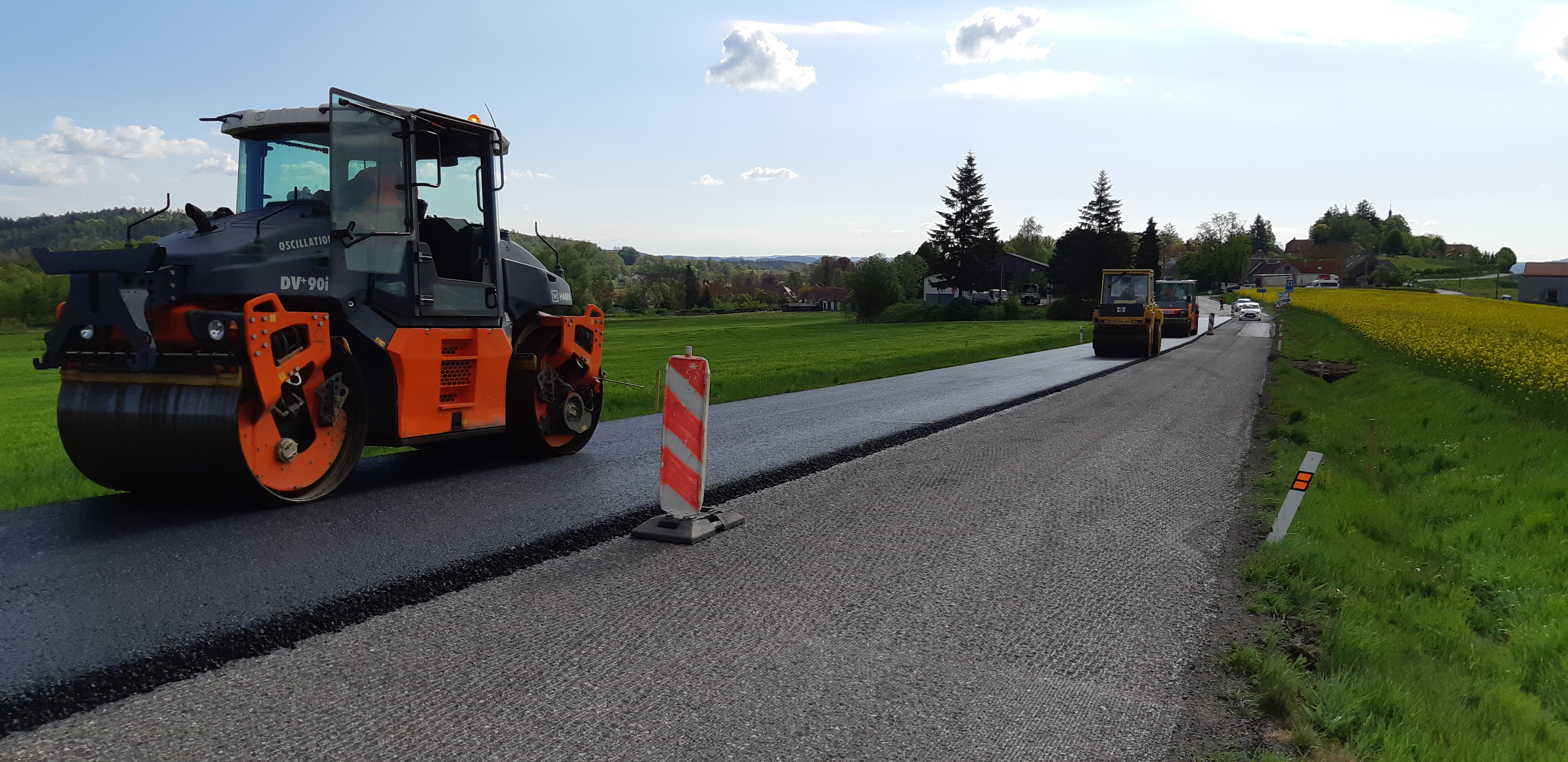 Silnice I/22 – oprava úseku Zavlekov – Nalžovské Hory - Construcția de drumuri & poduri