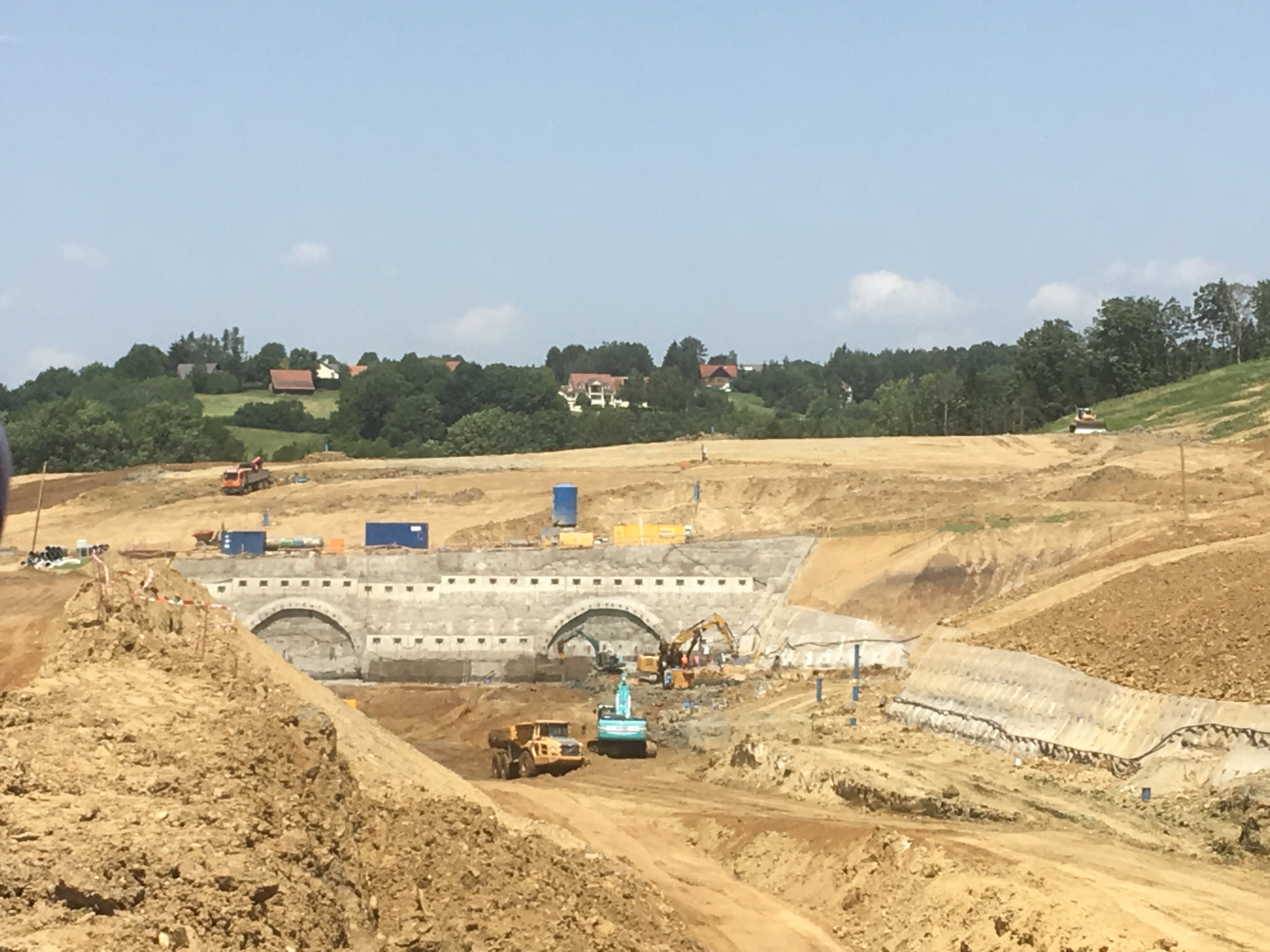 S7 Fürstenfelder Schnellstraße - Tunnel Rudersdorf - Construcția de tunele