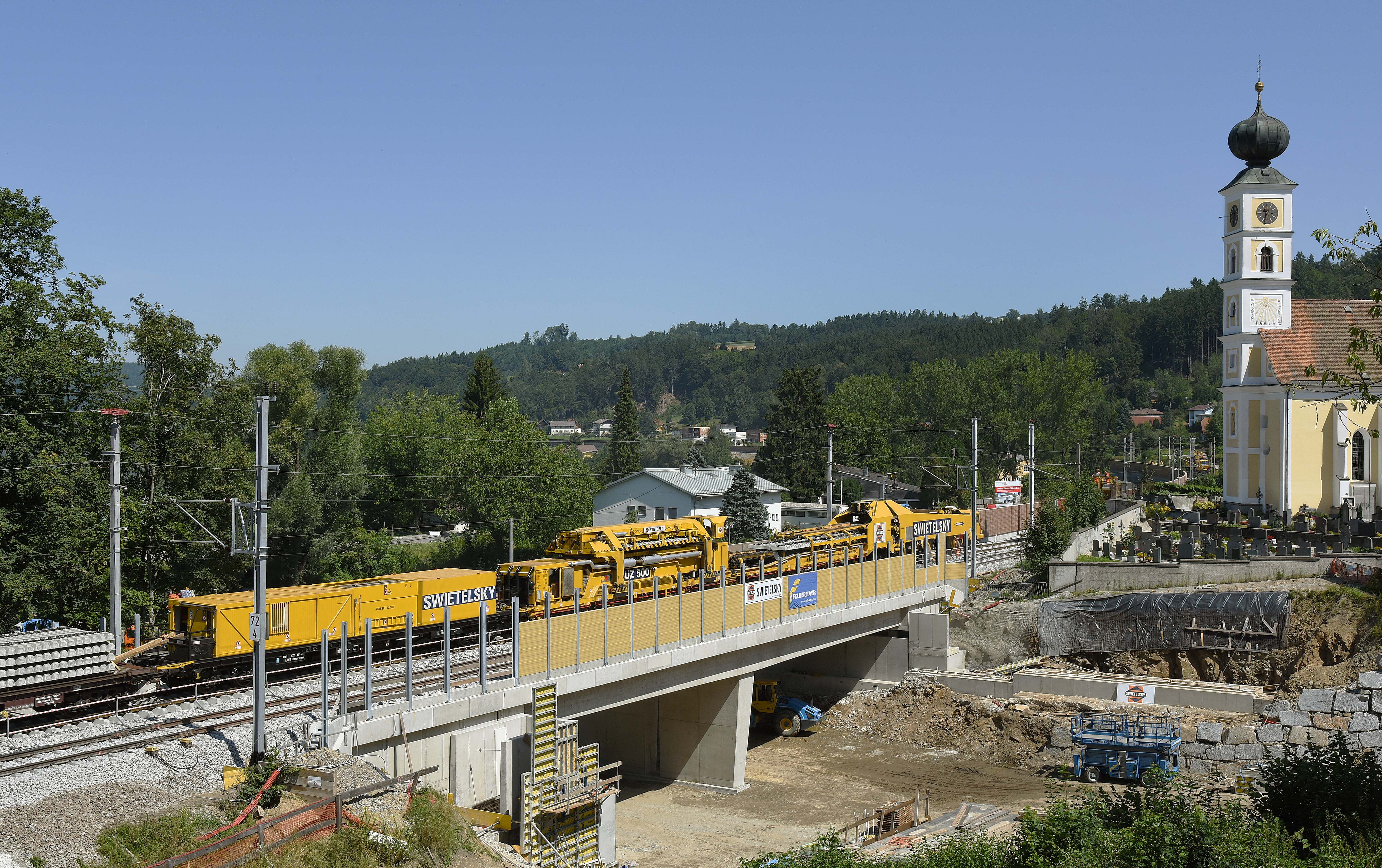 Umbau Bahnhof Wernstein - Construcții feroviare