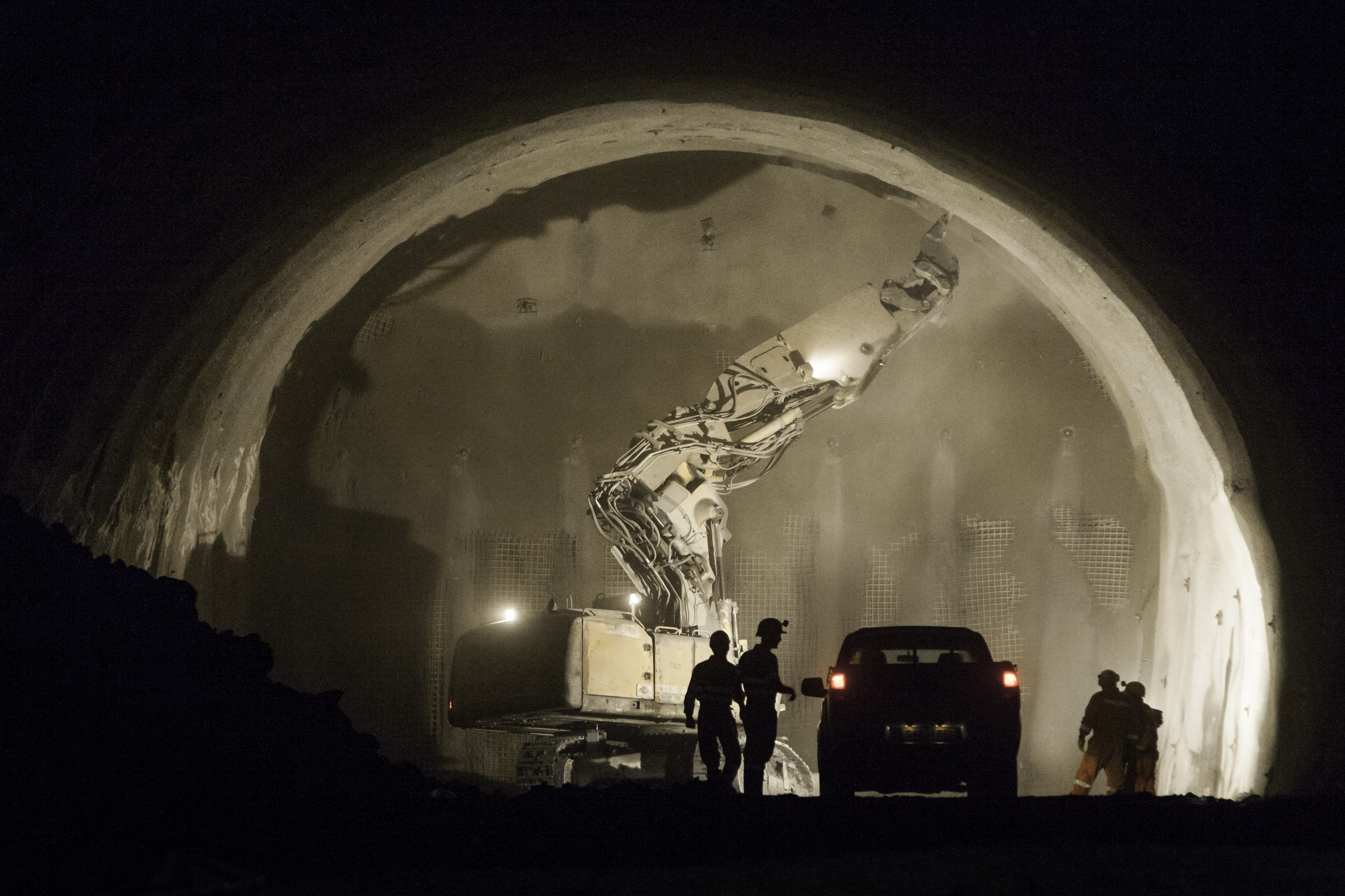 Brenner Basistunnel - Erkundungstunnel Wolf 2 - Construcția de tunele