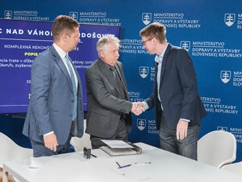 Divízia železničných stavieb Swietelsky – Slovakia spol. s r.o. podpísala novú zmluvu o dielo - SK