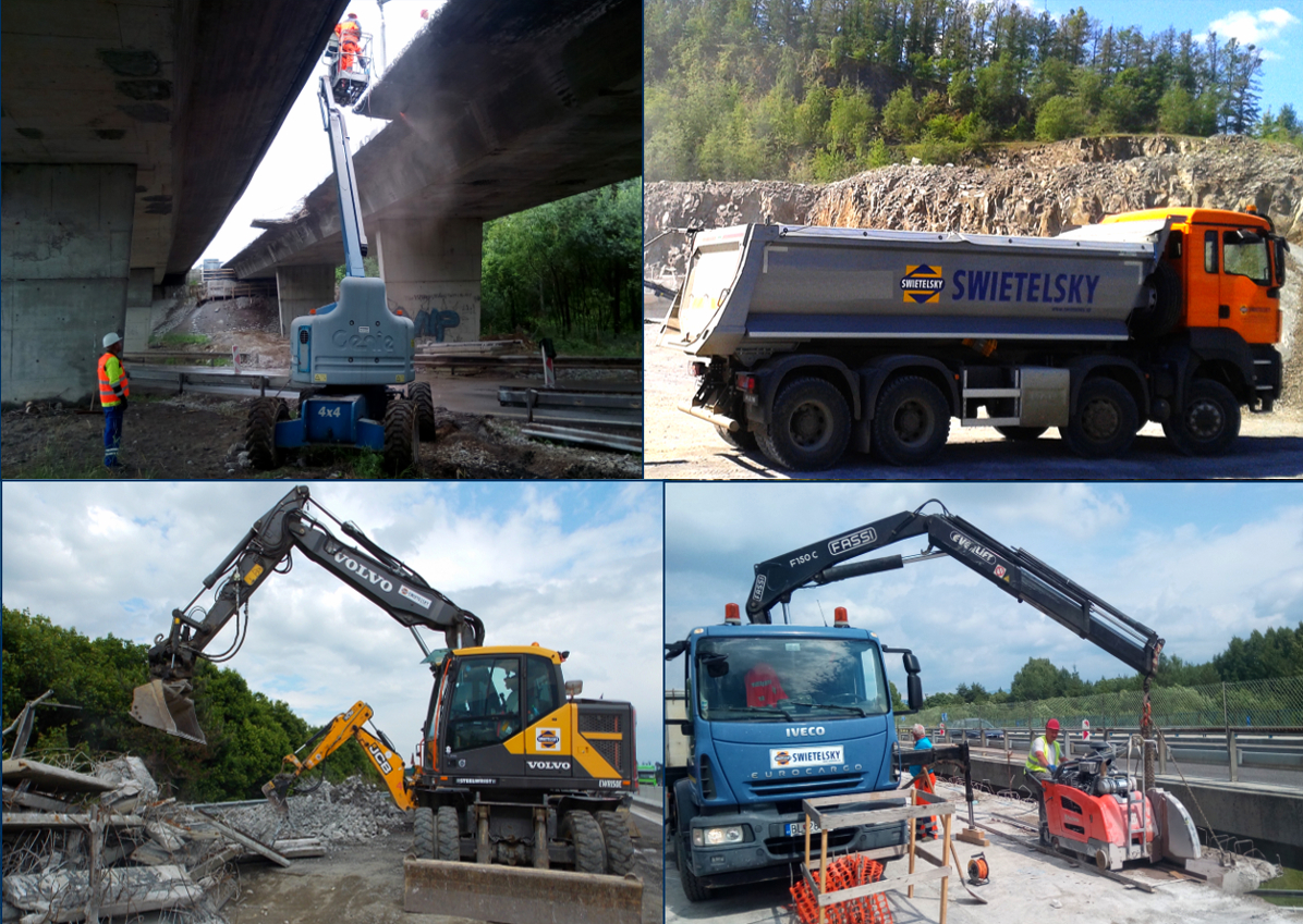 Oprava diaľničného mosta ev. č. D1-229 nad C. II/537 v križovatke Podbanské (131 m) - Construcția de drumuri & poduri