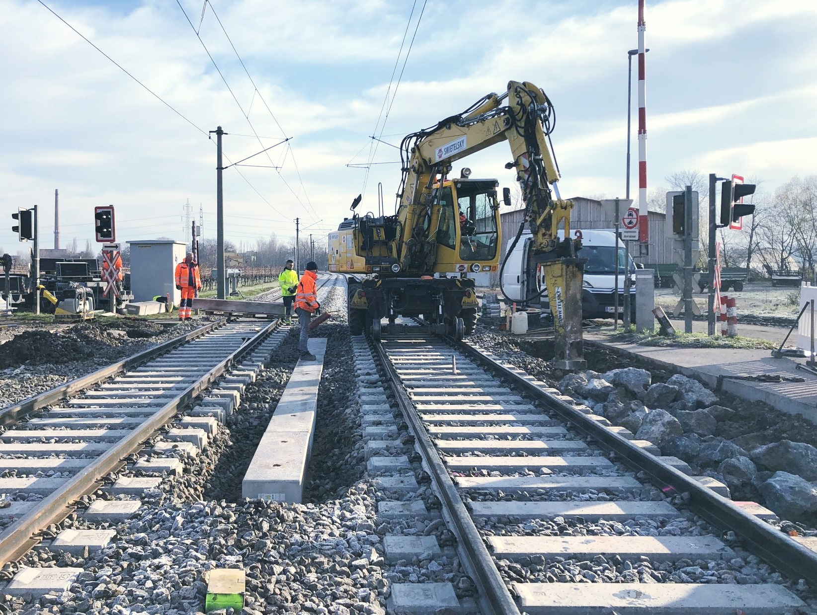 Erneuerung Oberbau - WLB Traiskirchen - Construcții feroviare