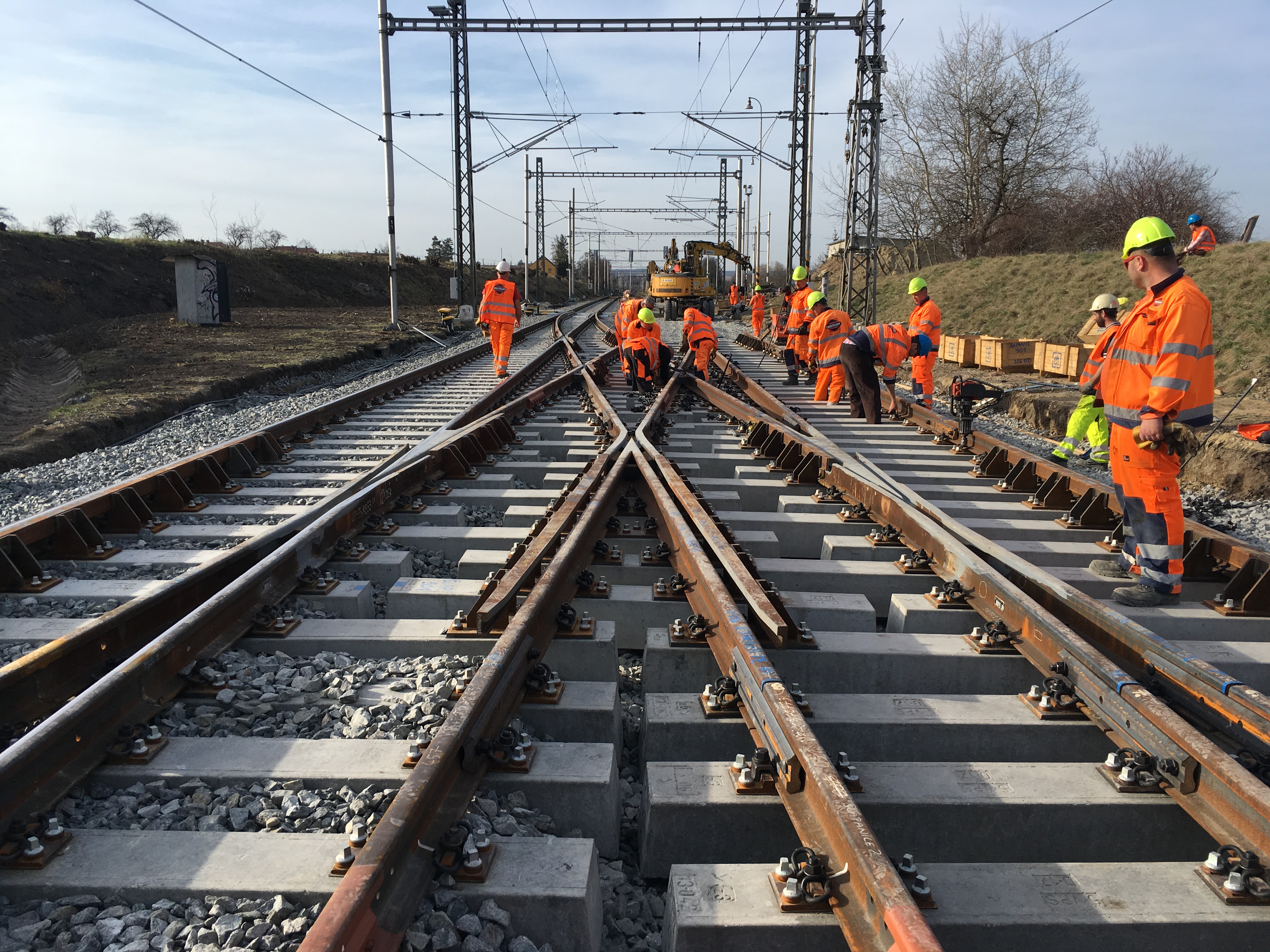 Zvýšení traťové rychlosti v úseku Brno-Slatina – Blažovice  - Construcții feroviare