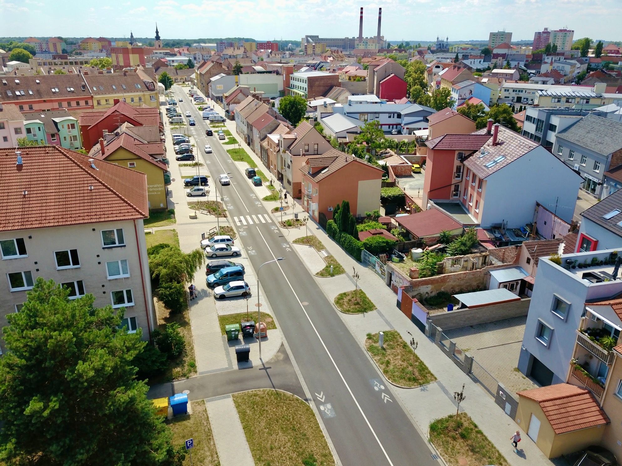 Hodonín – stavební úpravy ul. Měšťanská - Construcția de drumuri & poduri
