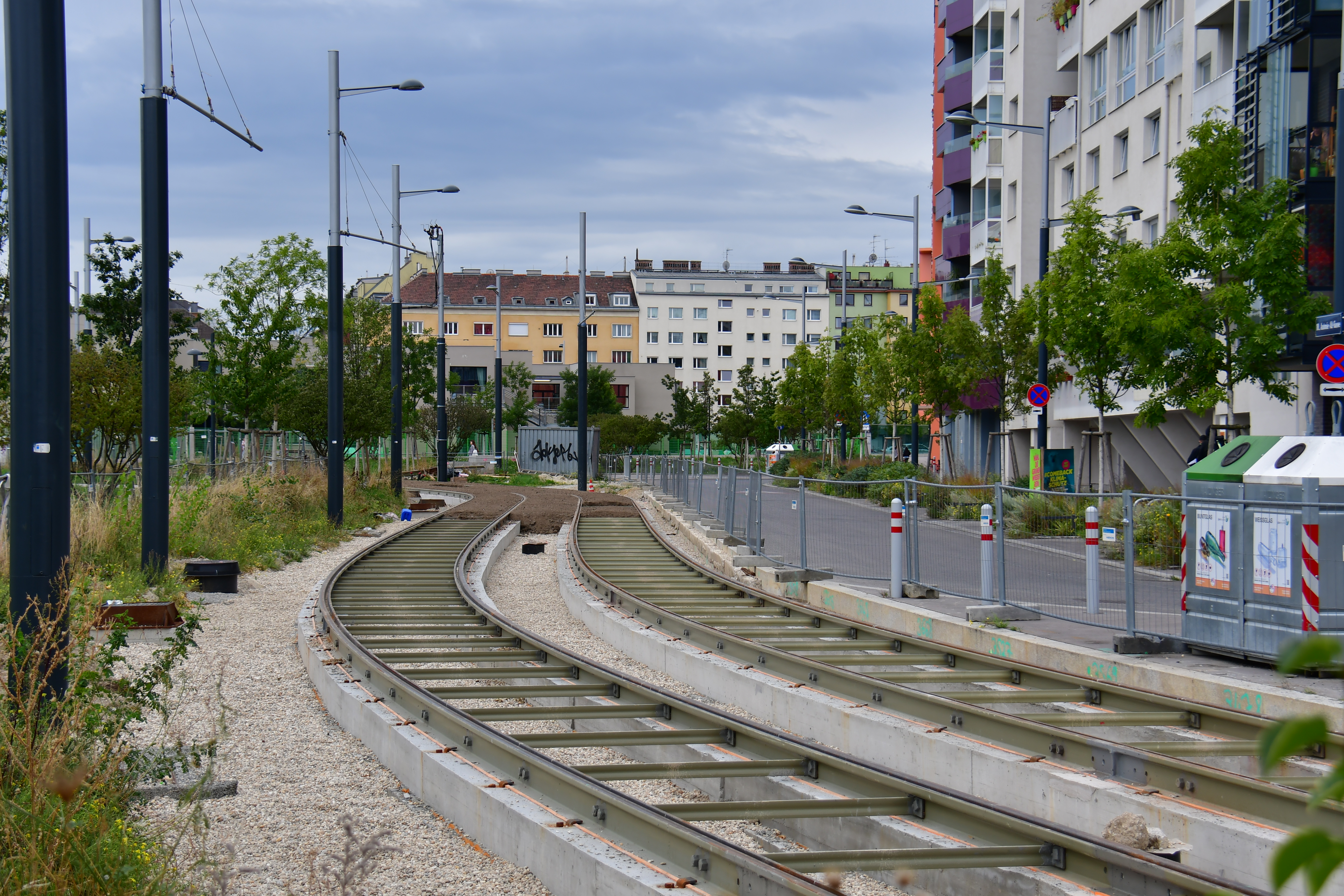 Verlängerung Linie D - Construcții feroviare