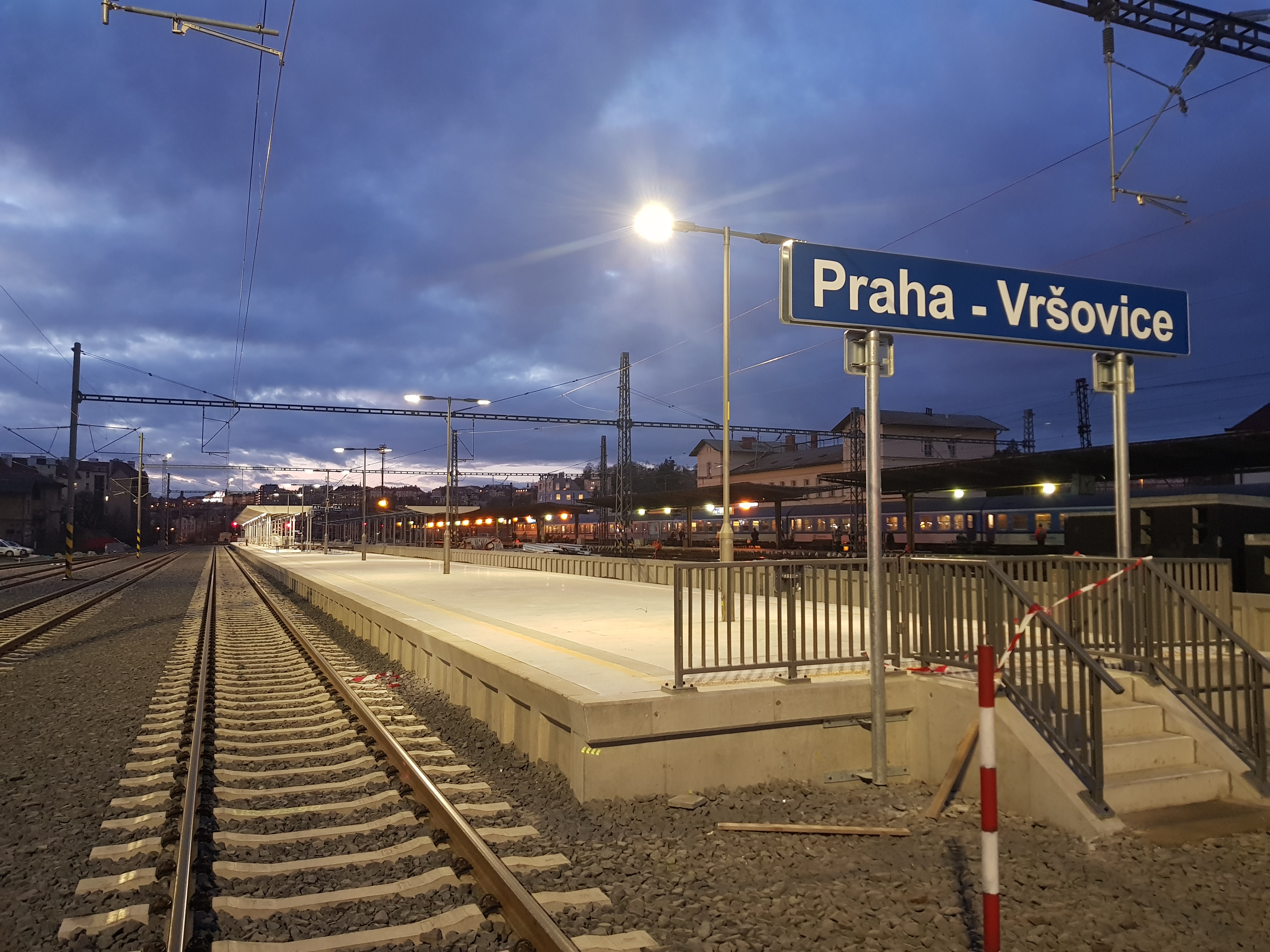Optimalizace traťového úseku Praha Hostivař – Praha hl. n. (II. část) - Construcții feroviare