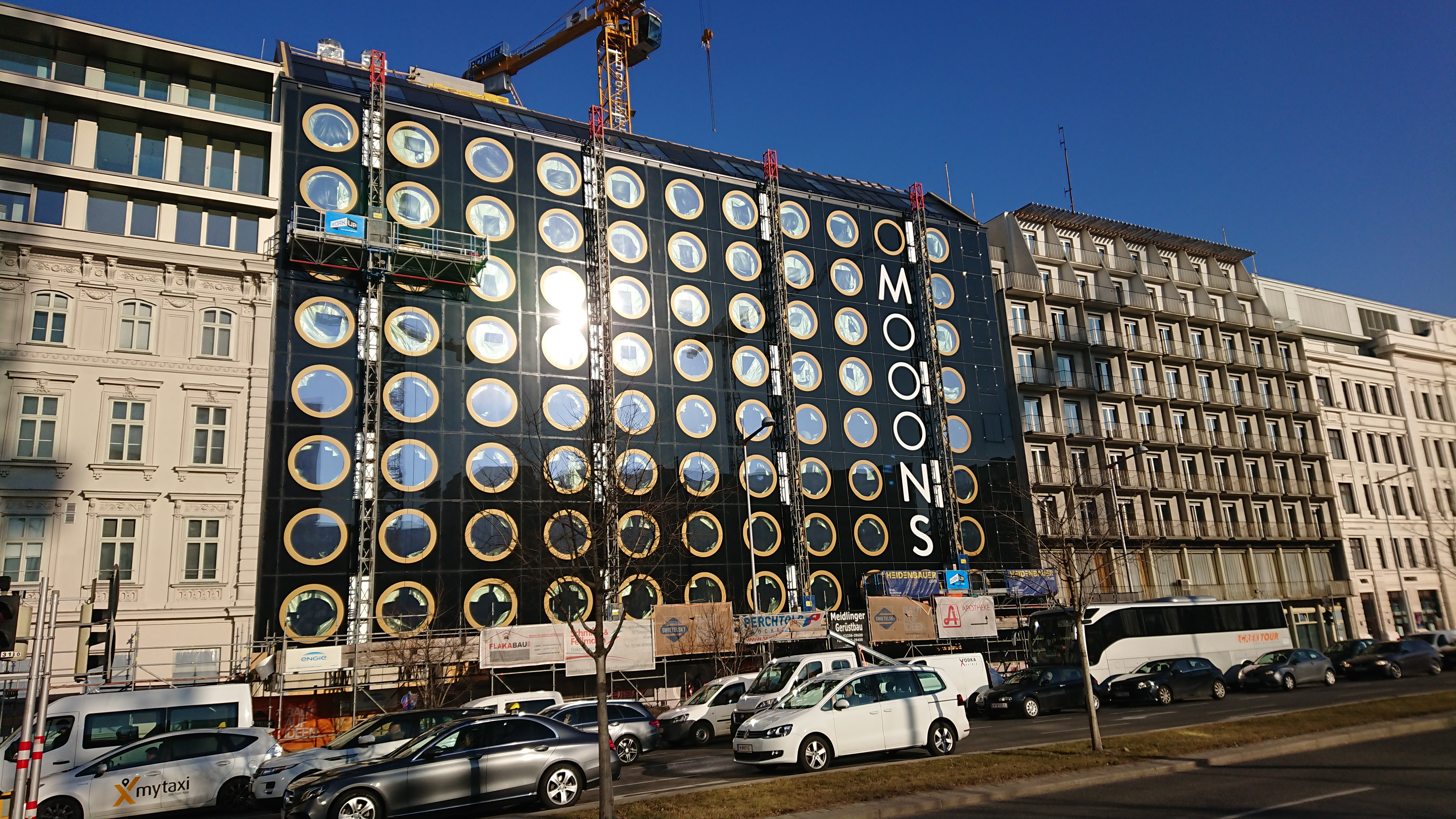 Hotelgebäude, Mooons, Wien - Construcția de clădiri