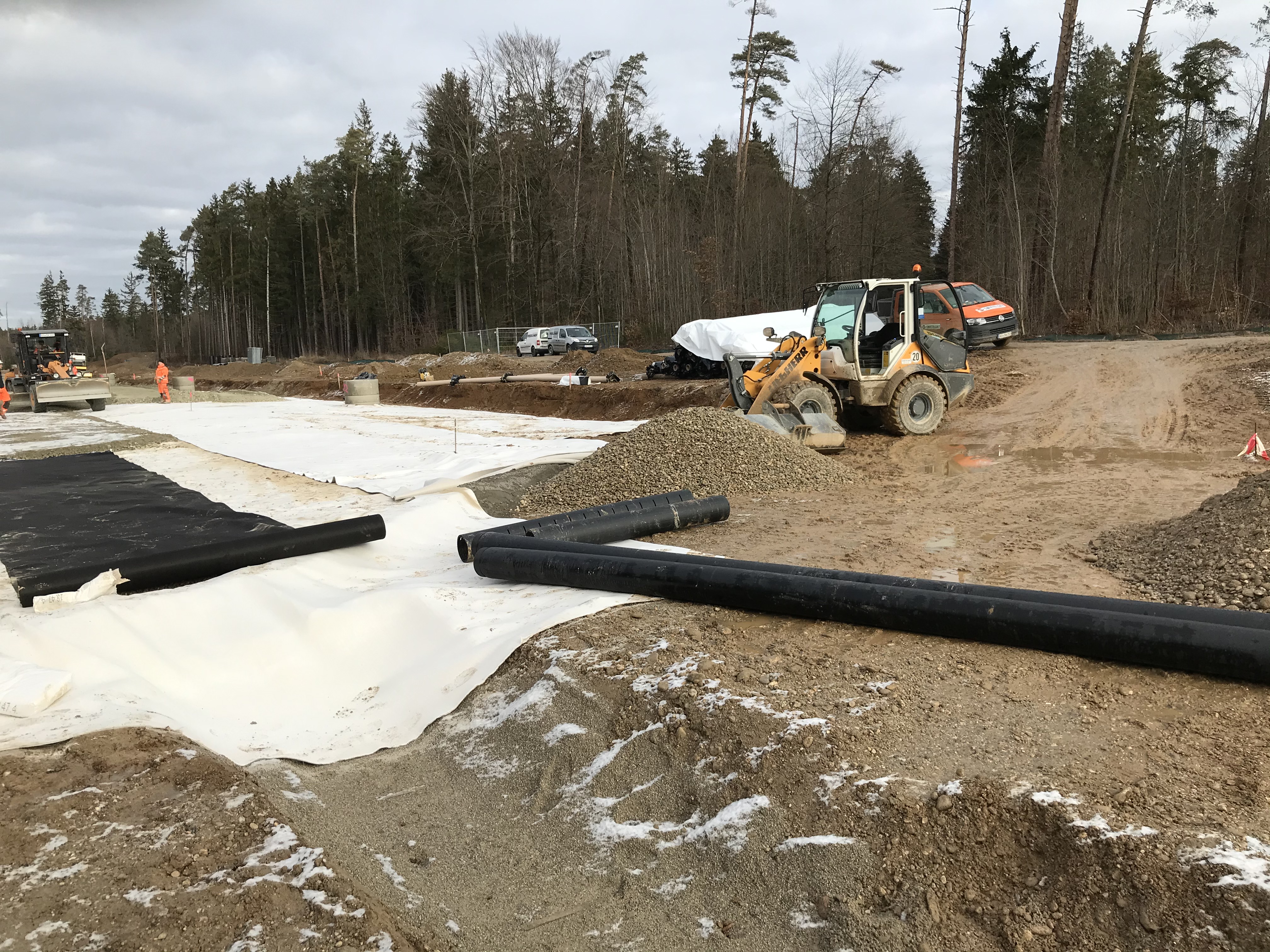 Erweiterung Zentraltorparkplatz - InfraServ Gendorf - Construcții civile