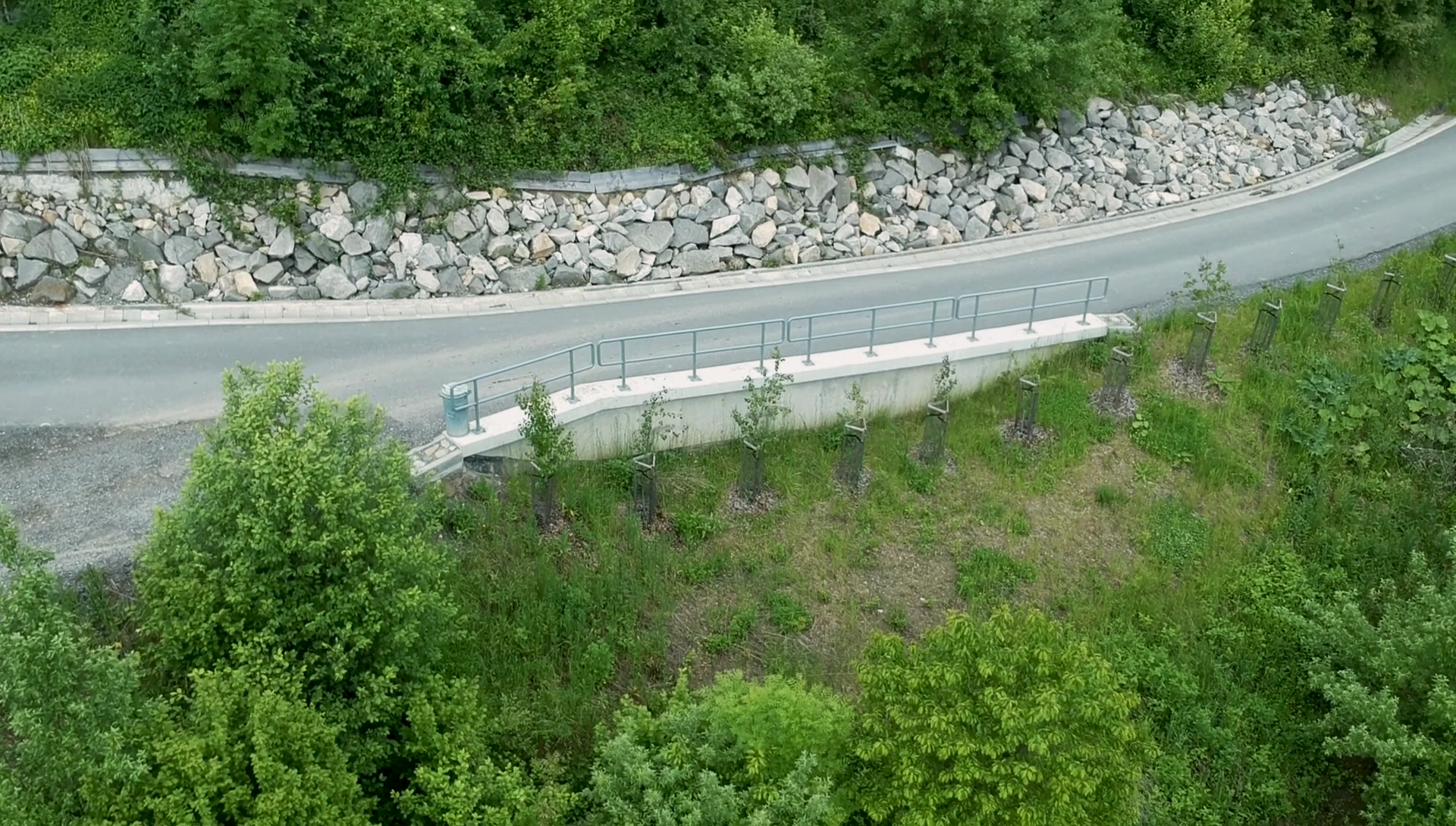 Vsetín – sanace svahu Ohýřov II - Construcția de drumuri & poduri