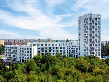Novostavba brněnského projektu Nad Arboretem - CZ