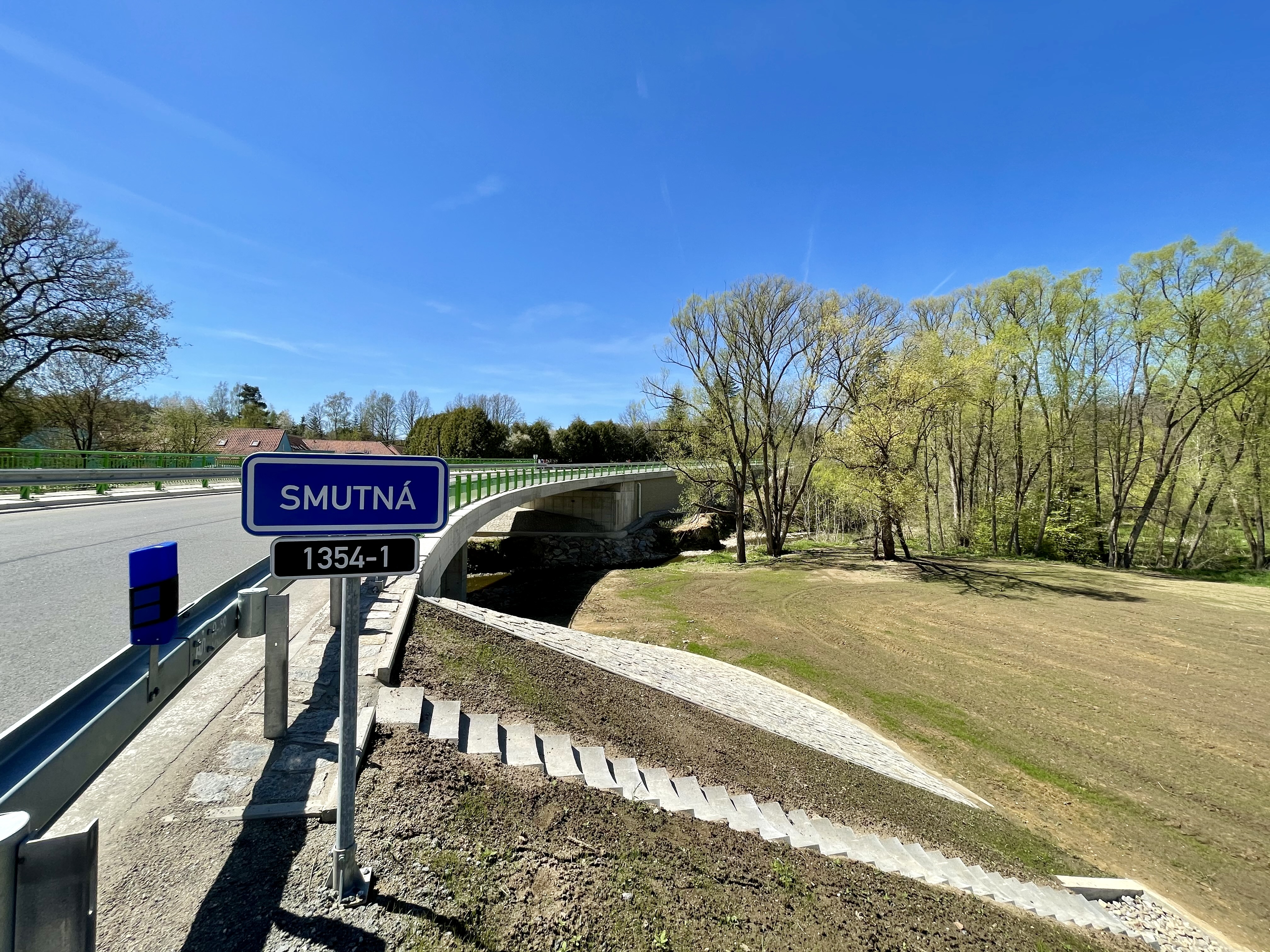 Silnice III/1354 – most přes říčku Smutná na úseku Bechyně–Radětice  - Construcția de drumuri & poduri