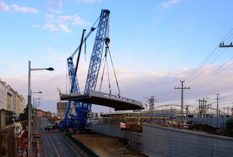 Brücke Wien Gudrunstraße - Construcția de drumuri & poduri