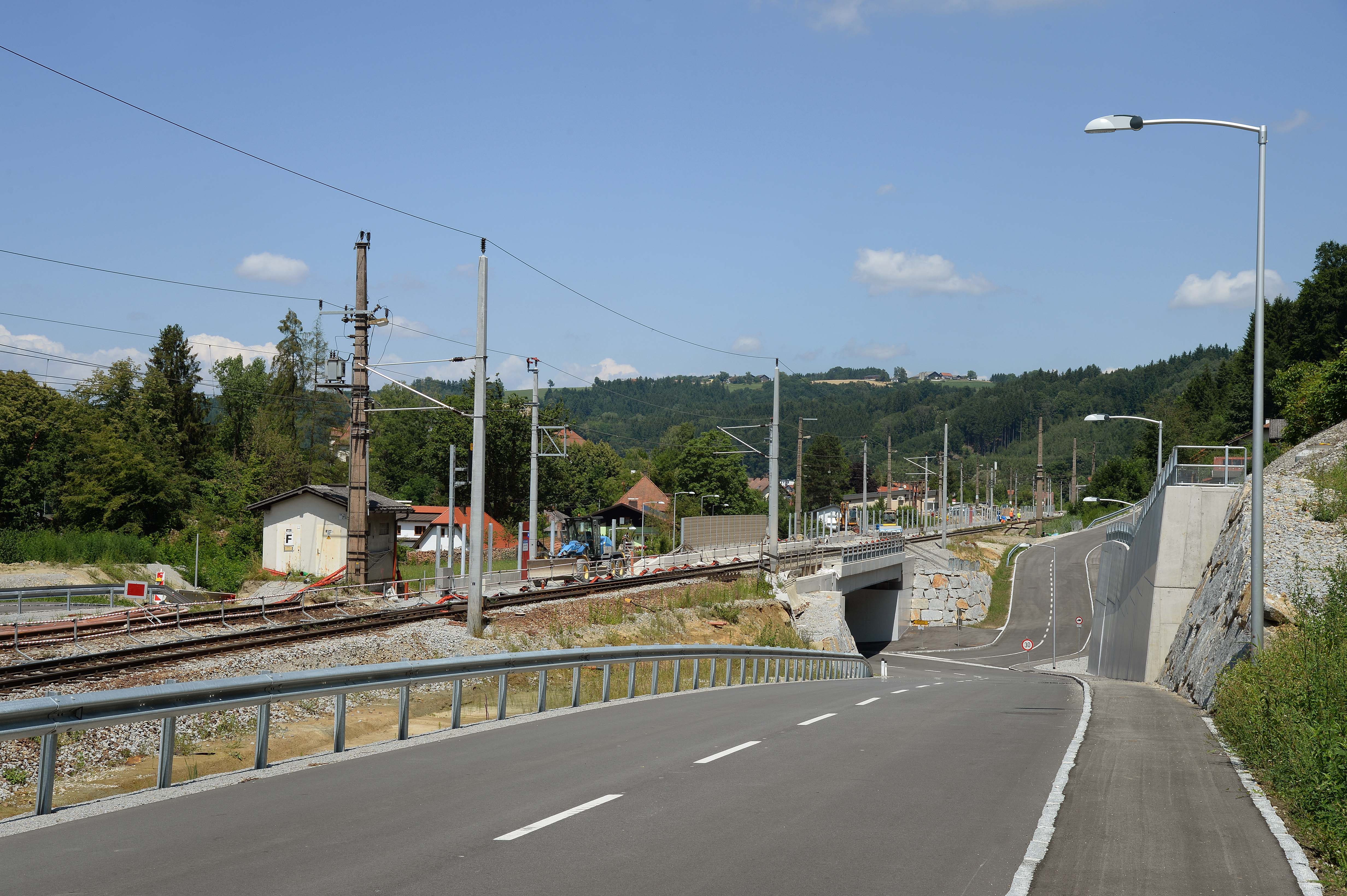 Umbau Bahnhof Wernstein - Construcții feroviare