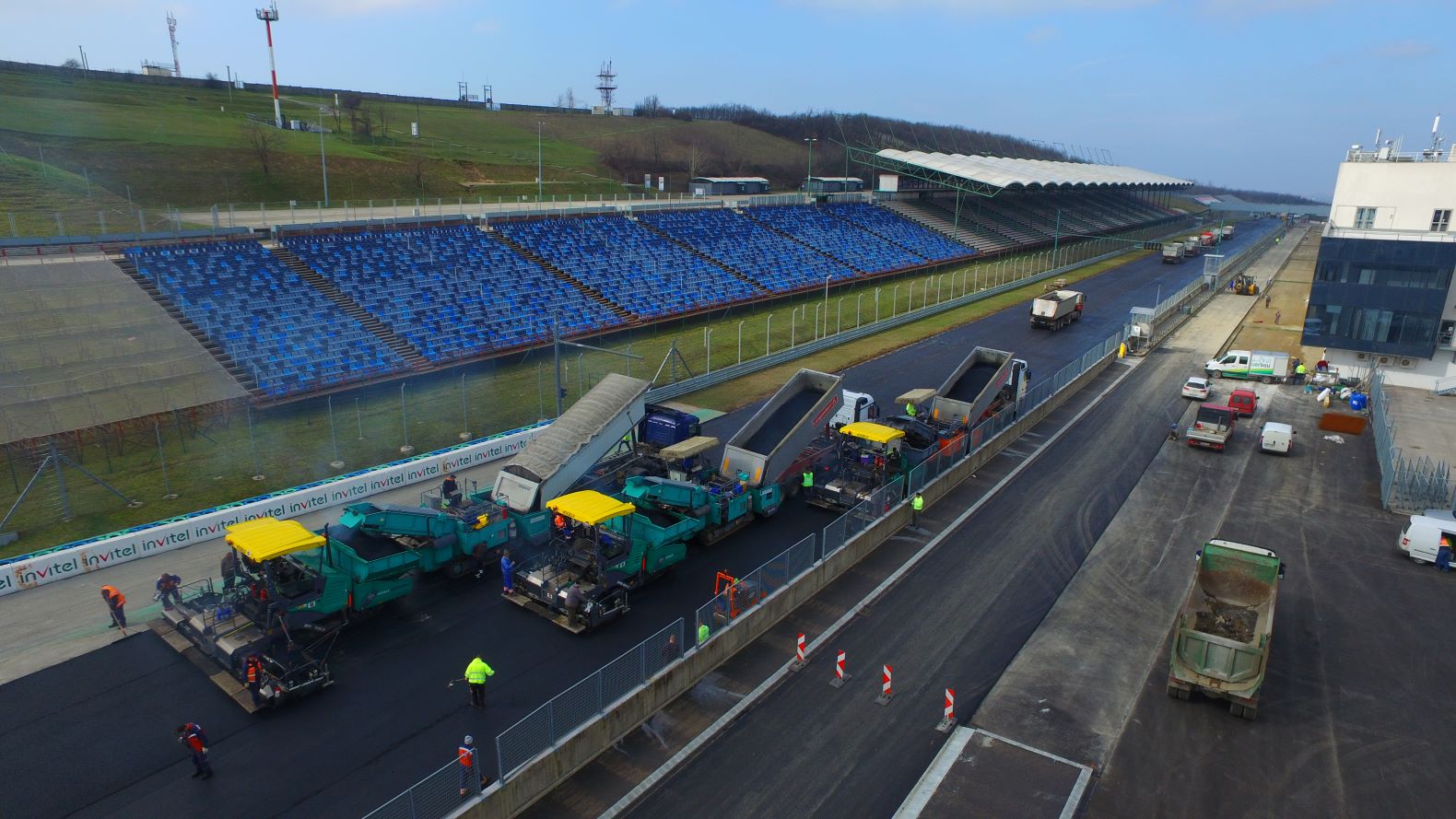 Hungaroring korszerűsítése  - Construcția de drumuri & poduri