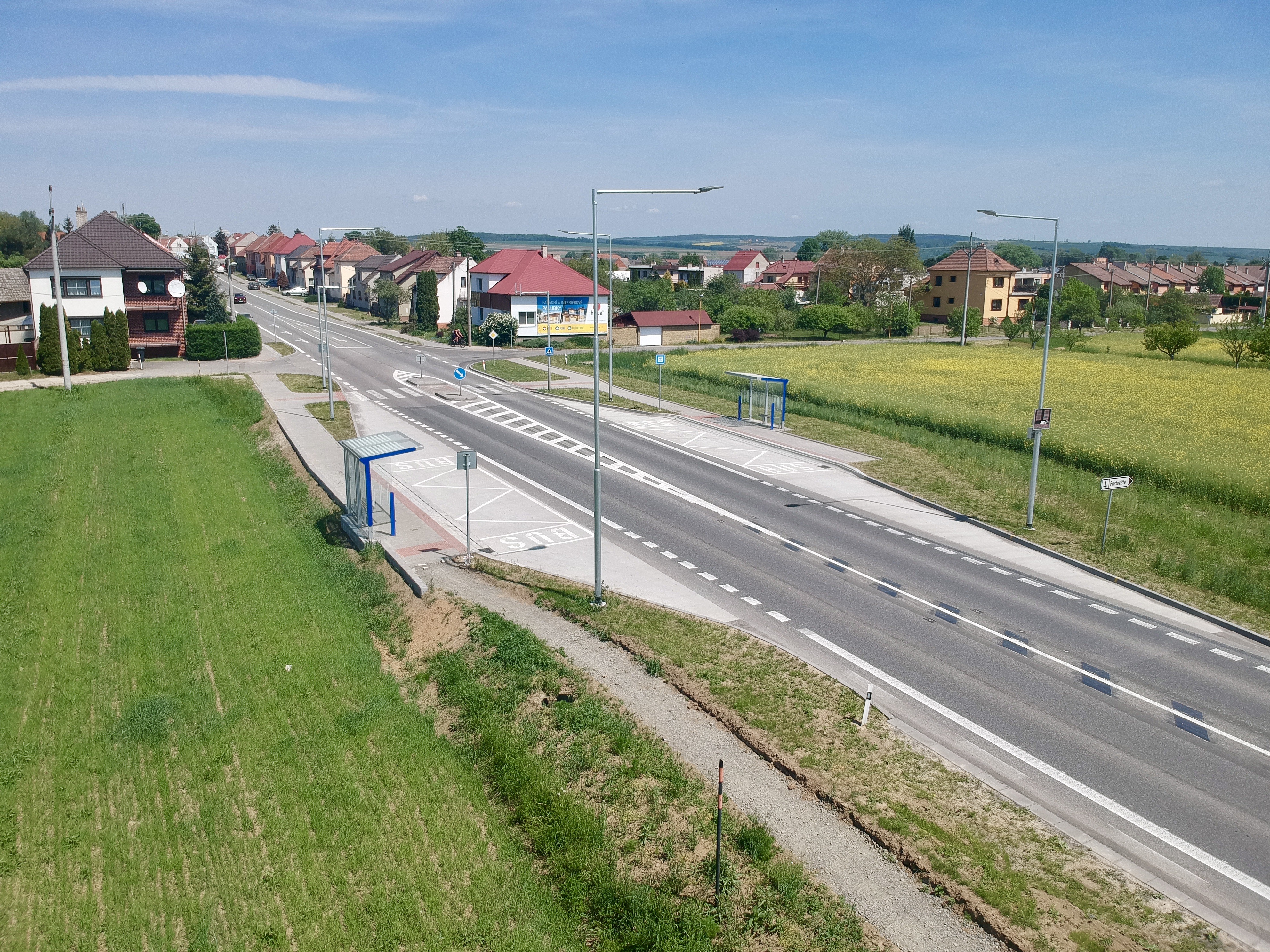 Spytihněv – autobusová zastávka - Construcția de drumuri & poduri