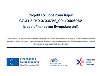 Další krok k udržitelnosti: Fotovoltaická elektrárna v Kájově - CZ