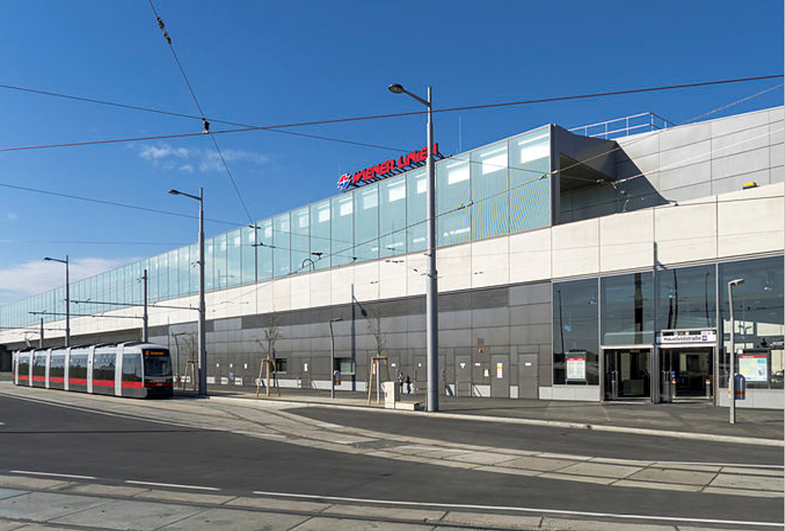 U-Bahnlinie 2, Baulos 14 - Station Hausfeldstraße - Construcții feroviare